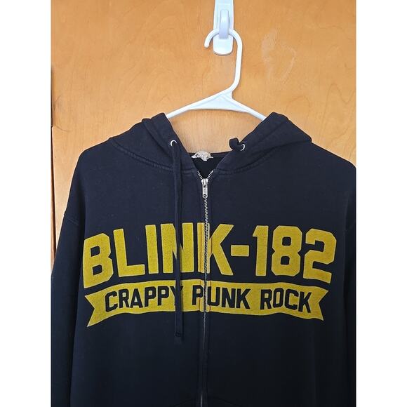 Blink 182 San Diego Crappy Punk Rock Sweatshirt Jacket Size L Y2K Independent - Picture 2 of 7